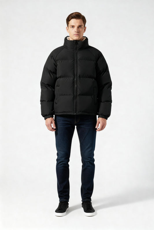 Veste Matelassée Doublée Fleece | Chaude et Confortable pour l’Hiver