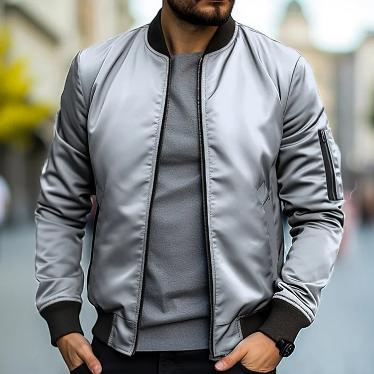 Vance | Bomber Homme Classique Zippé Élégant