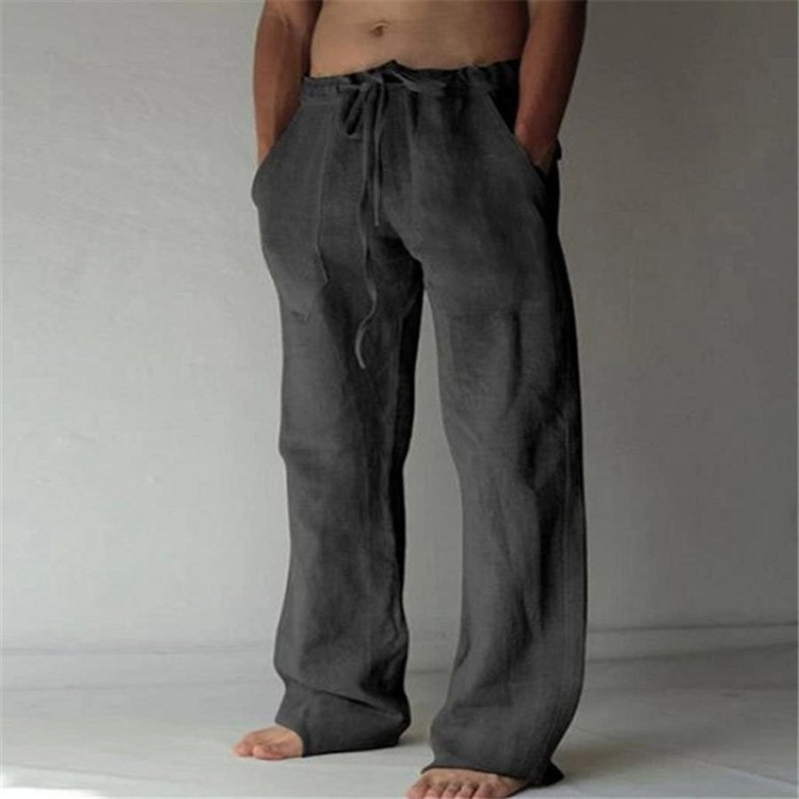 Pantalon en Lin Décontracté – Confort Léger & Style Intemporel