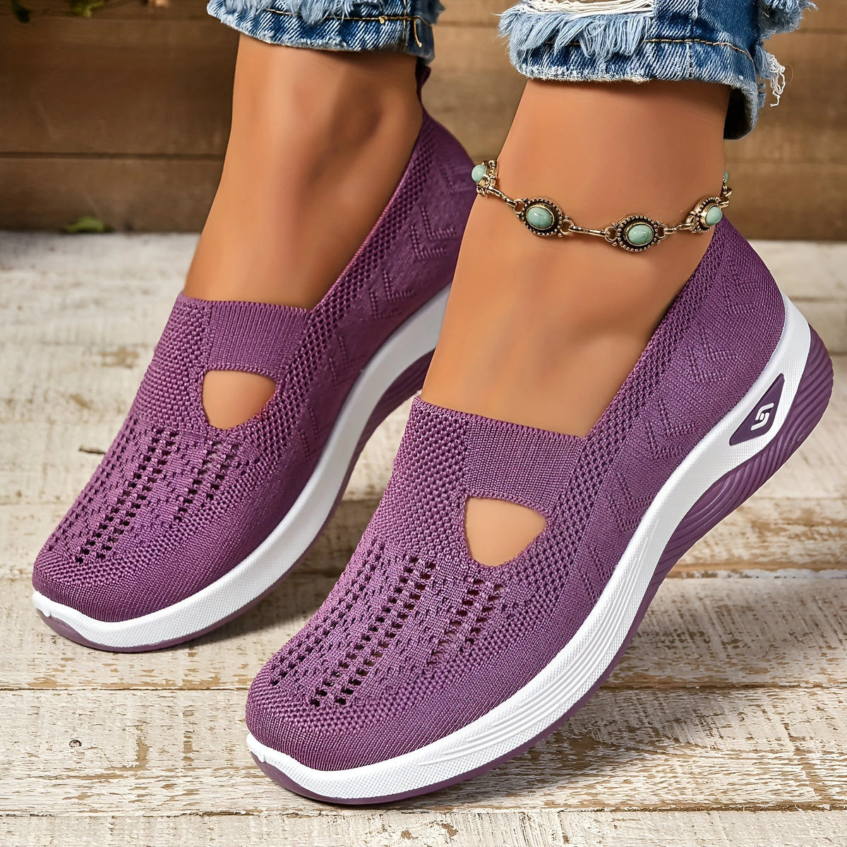 Sneakers Slip-On pour Femme – Confort & Style Moderne