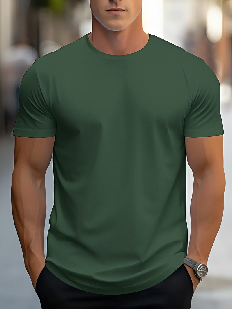 T-shirt Homme à Manches Courtes Confortable et Polyvalent
