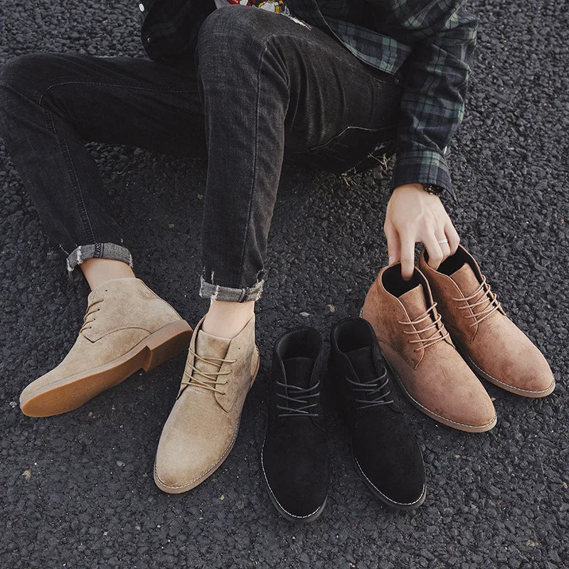 Bottes Homme Desert à Lacets | Style Élégant et Confort Quotidien