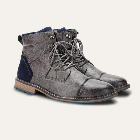 Bottines en Cuir Homme Vintage | Confort et Robustesse