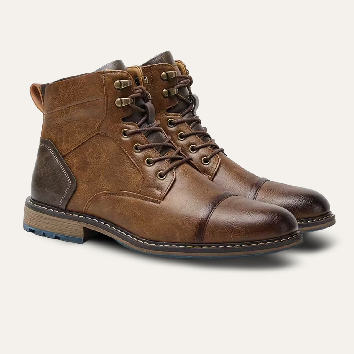 Bottines en Cuir Homme Vintage | Confort et Robustesse