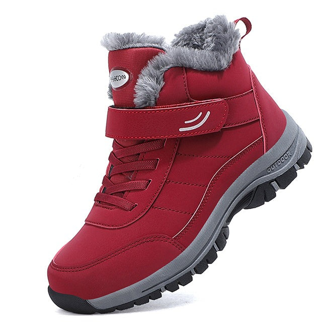 Bottes d’hiver rembourrées pour homme avec semelle crantée — chaleur, confort & adhérence