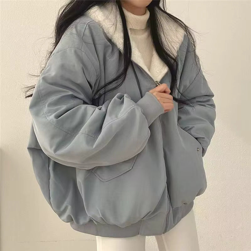 Veste Hiver Femme Oversize | Chaude, Confortable et Stylée
