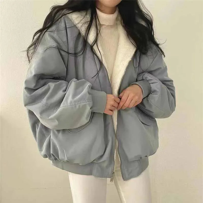 Veste Hiver Femme Oversize | Chaude, Confortable et Stylée