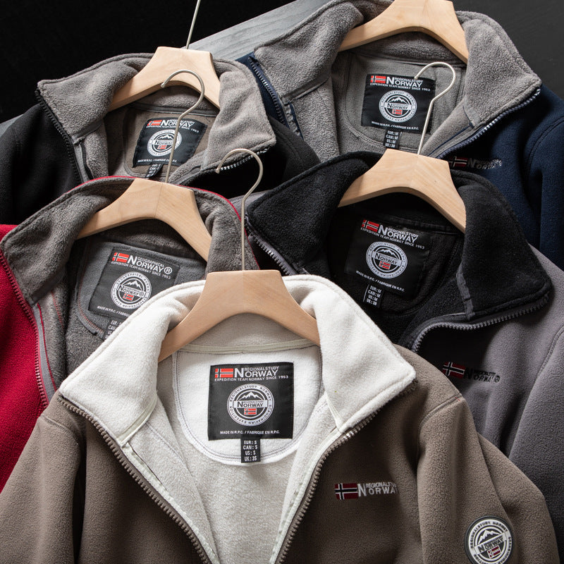 Veste Homme | Fleece Chaud & Doux pour l’Hiver