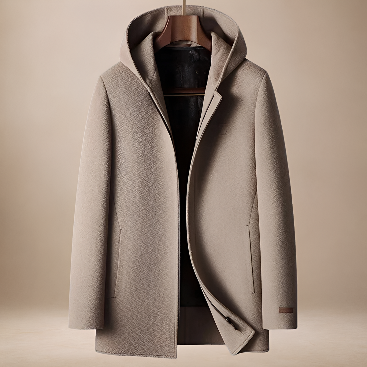 Sweat à capuche homme | Veste zippée à coupe moderne et longueur mi-longue