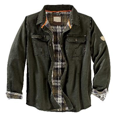 Men's Waxed Bomber Jacket | Flannel Lined with Chest Pockets | Casual & Stylish Outerwear