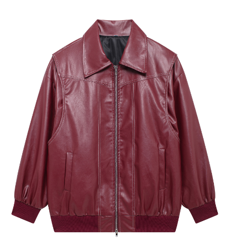 Sylviane | Veste Oversize Streetwear Zippée avec Col à Revers pour Femmes