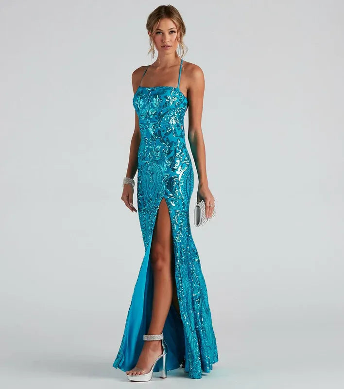 Robe de Soirée Élégante avec Fente | Glamour et Séduction pour Vos Soirées