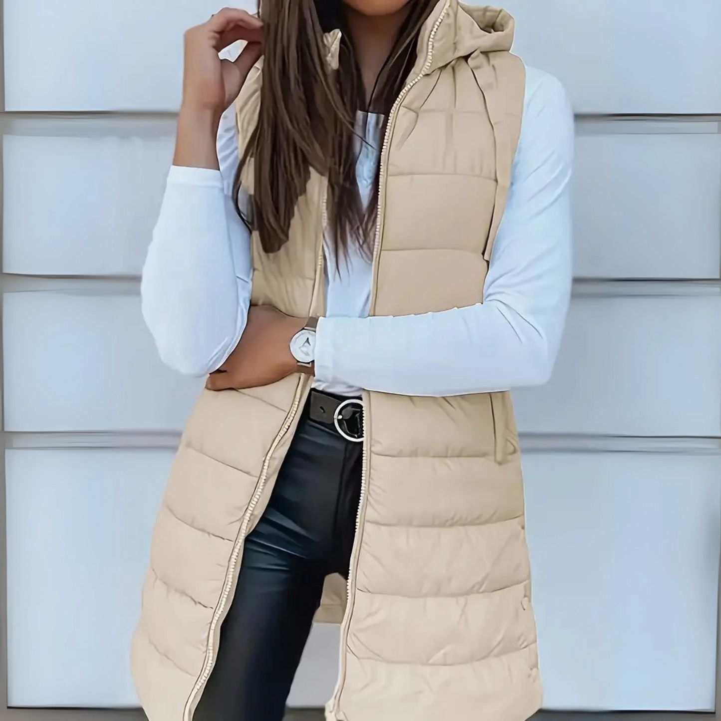 Gilet Matelassé Femme à Capuche | Léger et Stylé