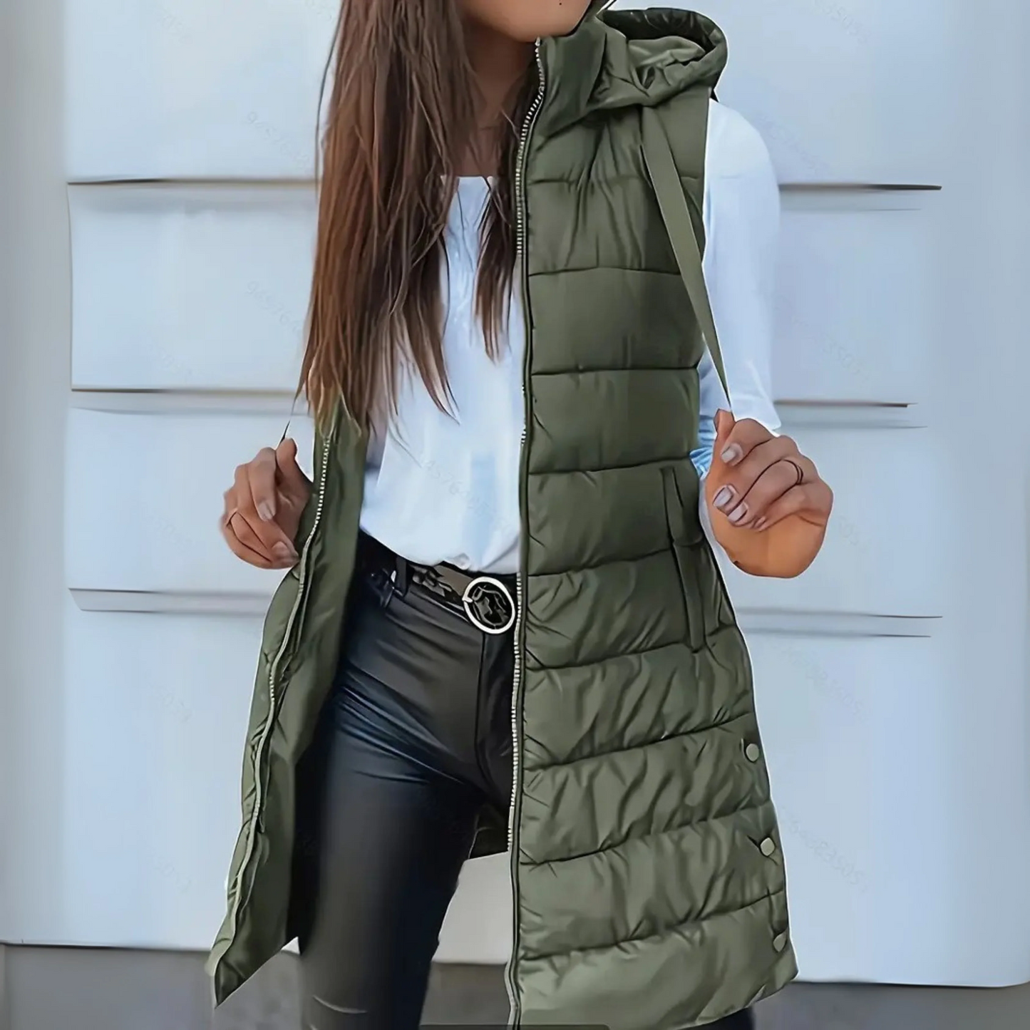 Gilet Matelassé Femme à Capuche | Léger et Stylé
