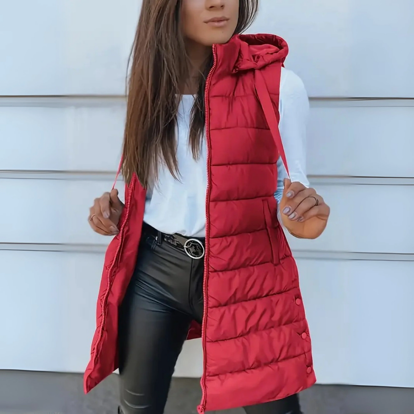 Gilet Matelassé Femme à Capuche | Léger et Stylé