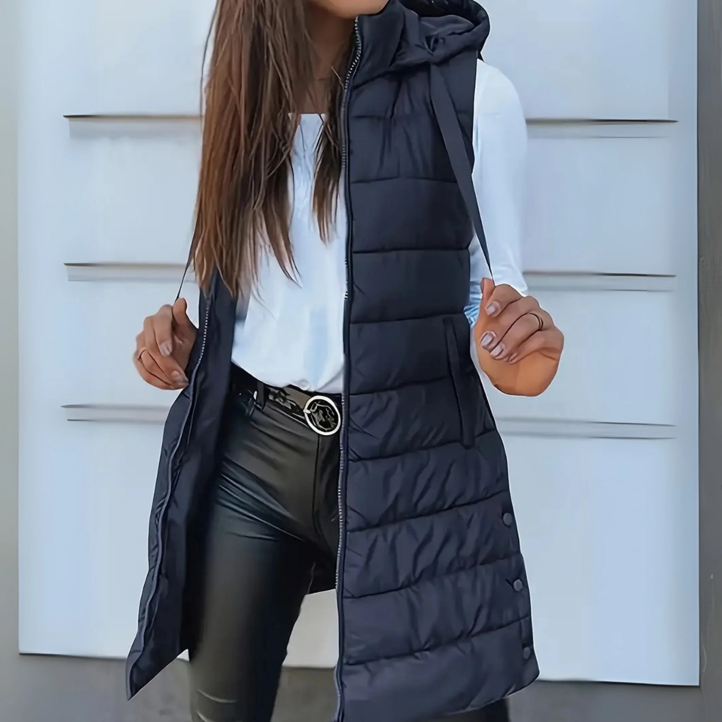 Gilet Matelassé Femme à Capuche | Léger et Stylé