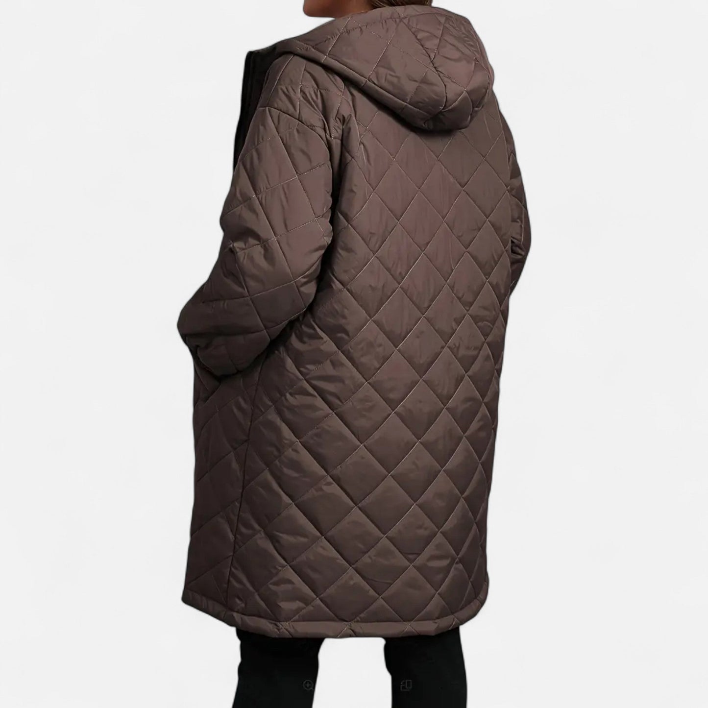 Quilted Hooded Jacket Femme | Veste Matelassée Automne Hiver | Élégance Chaude & Style Intemporel