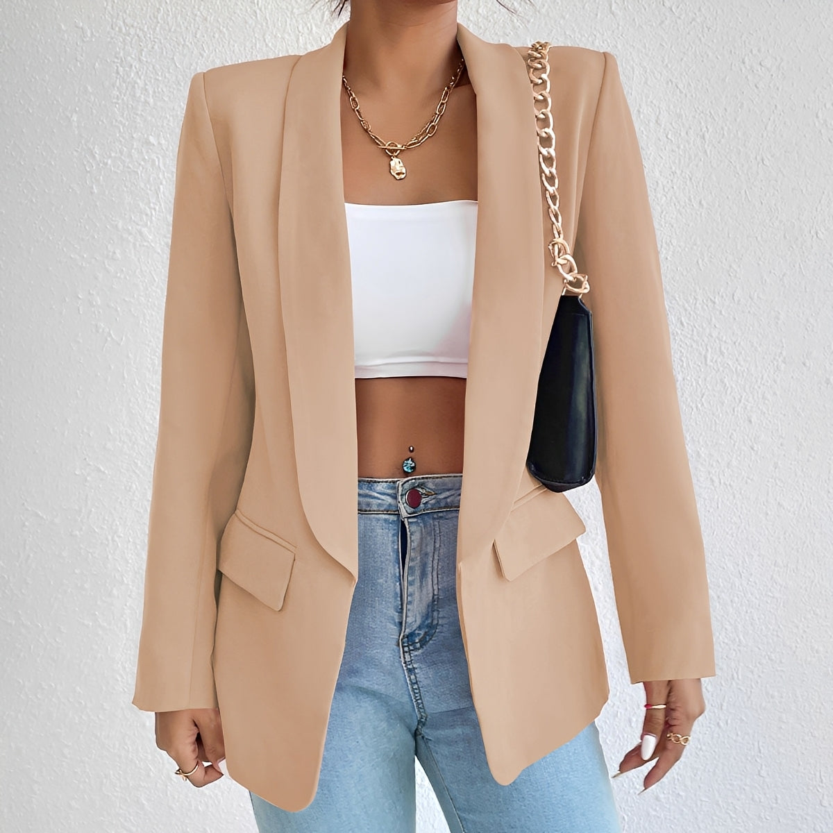 Blazer Femme Élégant – Silhouette Structurée pour un Style Raffiné