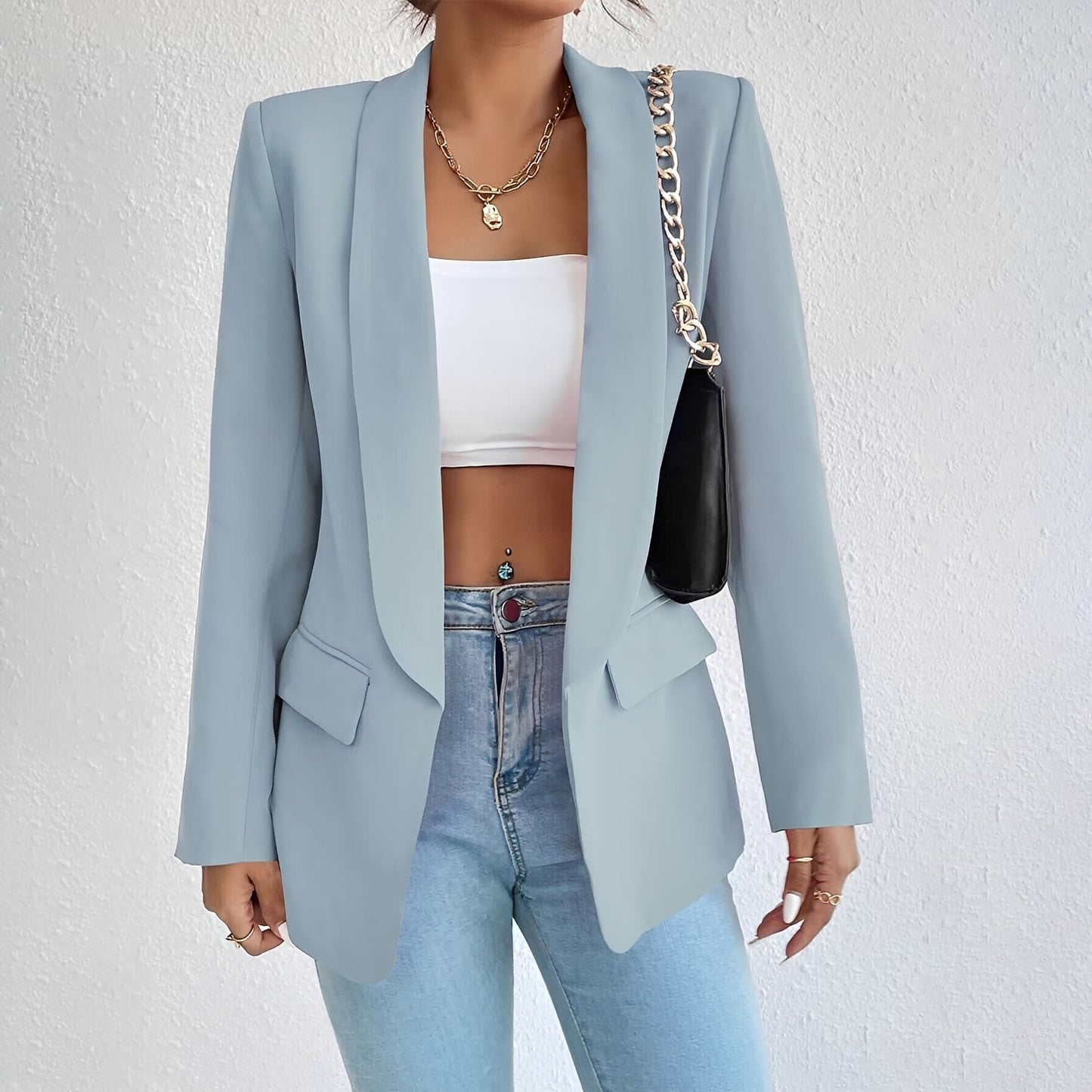 Blazer Femme Élégant – Silhouette Structurée pour un Style Raffiné