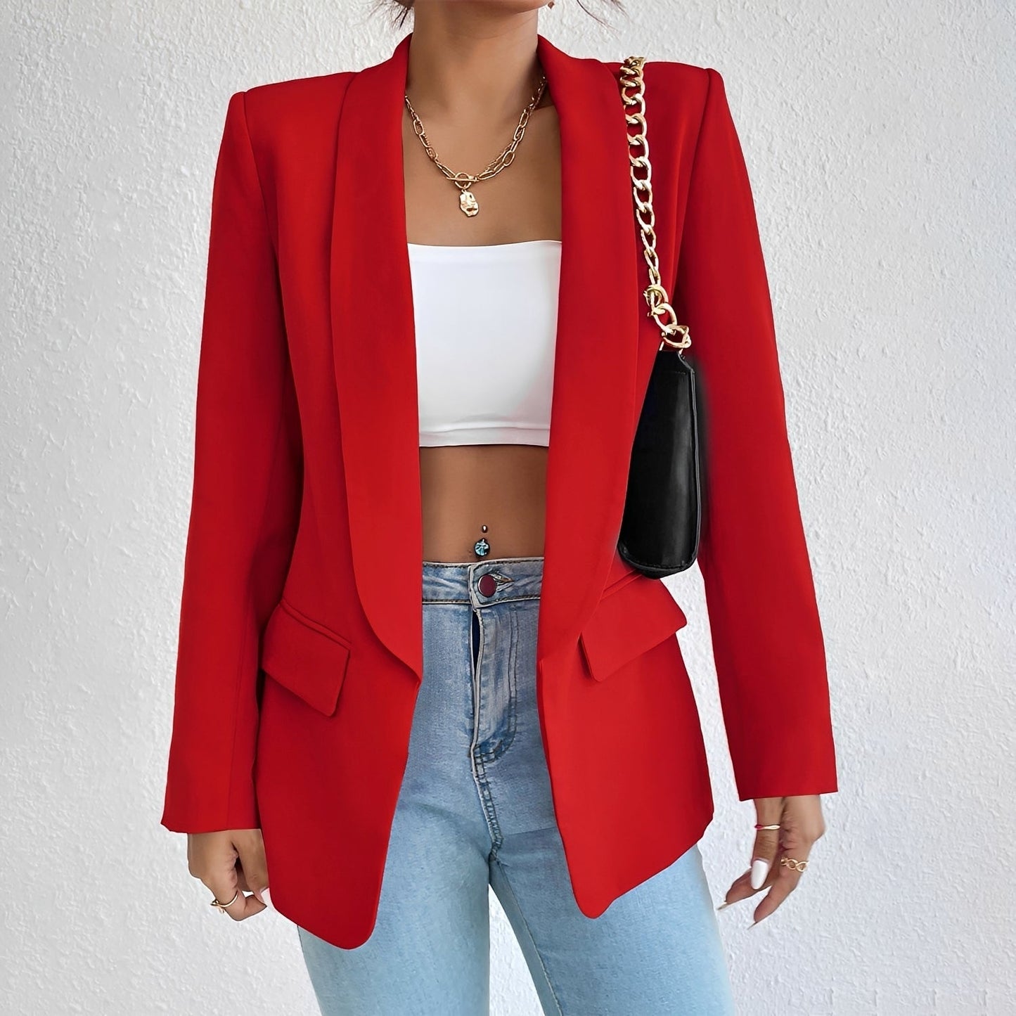 Blazer Femme Élégant – Silhouette Structurée pour un Style Raffiné