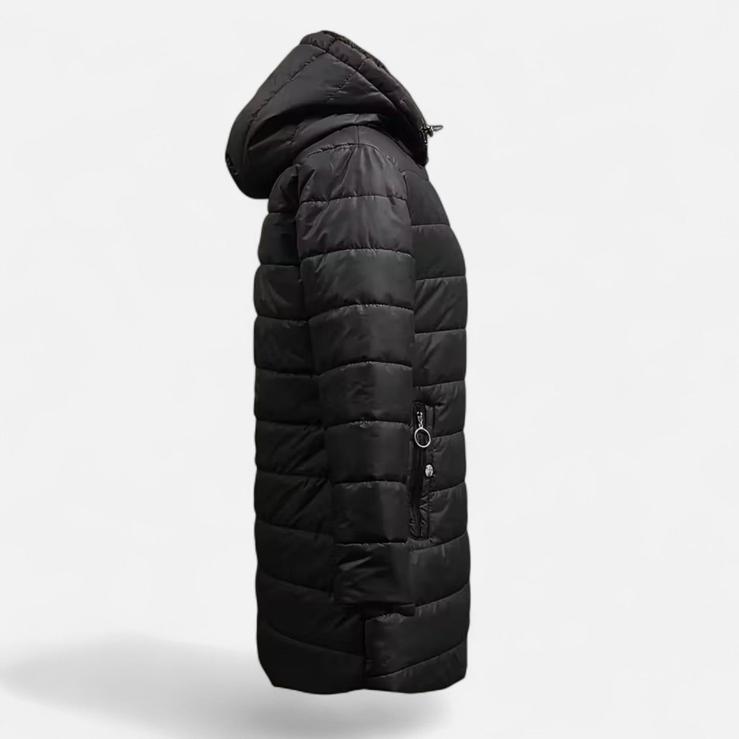 Fleece-Lined Hooded Jacket Femme | Veste à Capuche Doublée Polaire | Élégance & Chaleur Quotidienne