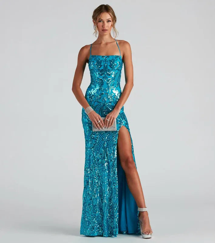 Robe de Soirée Élégante avec Fente | Glamour et Séduction pour Vos Soirées