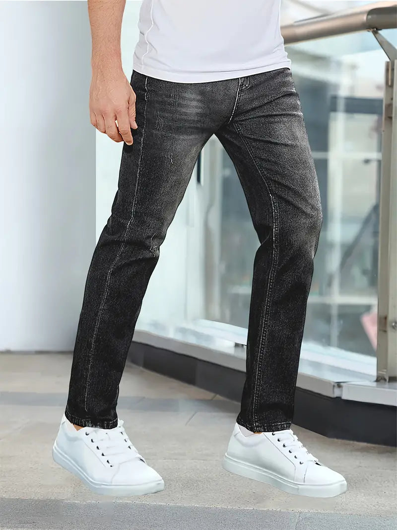 Jean Slim Homme Bleu Stretch | Style Moderne et Confort Quotidien