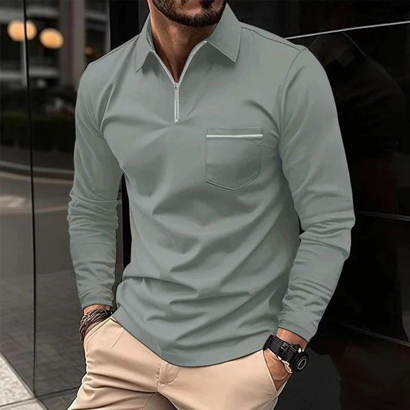 Polo Zip Homme | Élégance Sportive et Confort
