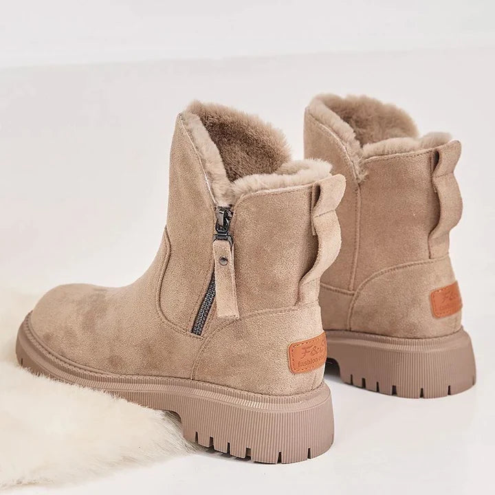 Bernadette | Bottes de Neige Femme Élégantes et Doublées en Polaire pour Hiver