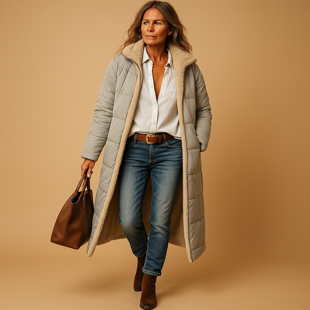 Puffercoat Long Femme Agnieszka | Chaleur et Élégance Hivernale