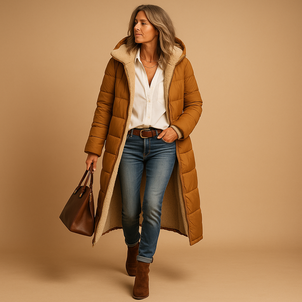 Puffercoat Long Femme Agnieszka | Chaleur et Élégance Hivernale
