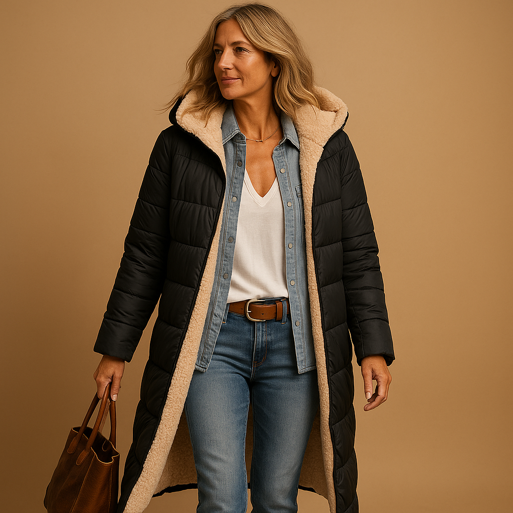 Puffercoat Long Femme Agnieszka | Chaleur et Élégance Hivernale