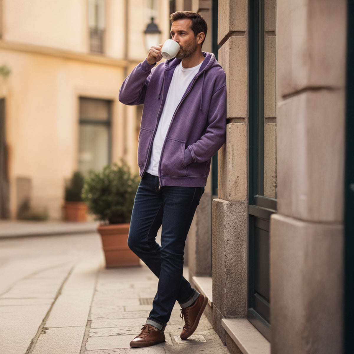 Sweat à Capuche Oversize Homme | Style Vintage Décontracté