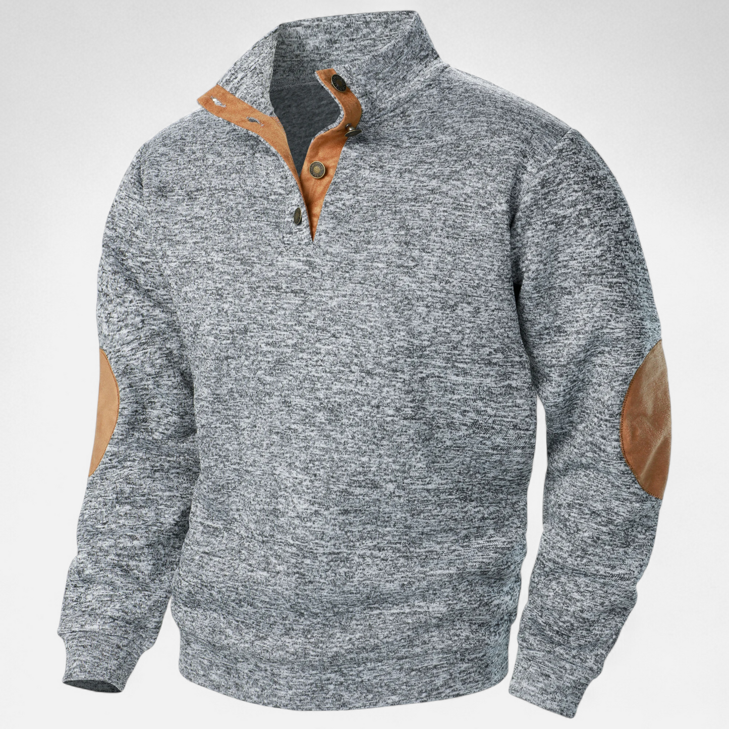 Men’s Knitted Sweater | Pull Homme à Col Montant | Élégance Héritage & Confort Moderne