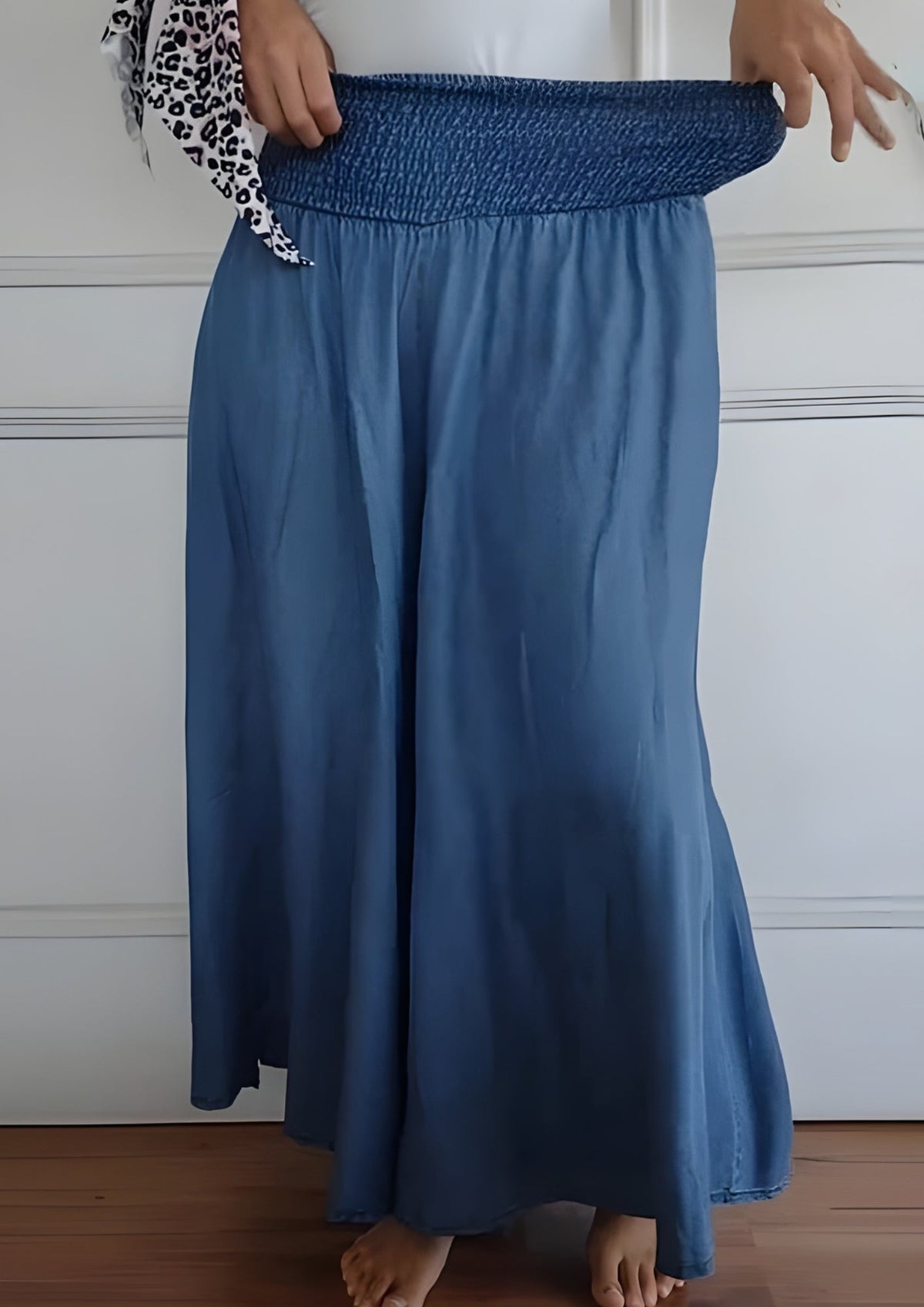 Pantalon Femme avec Taille Élastique – Style Moderne et Confort Quotidien