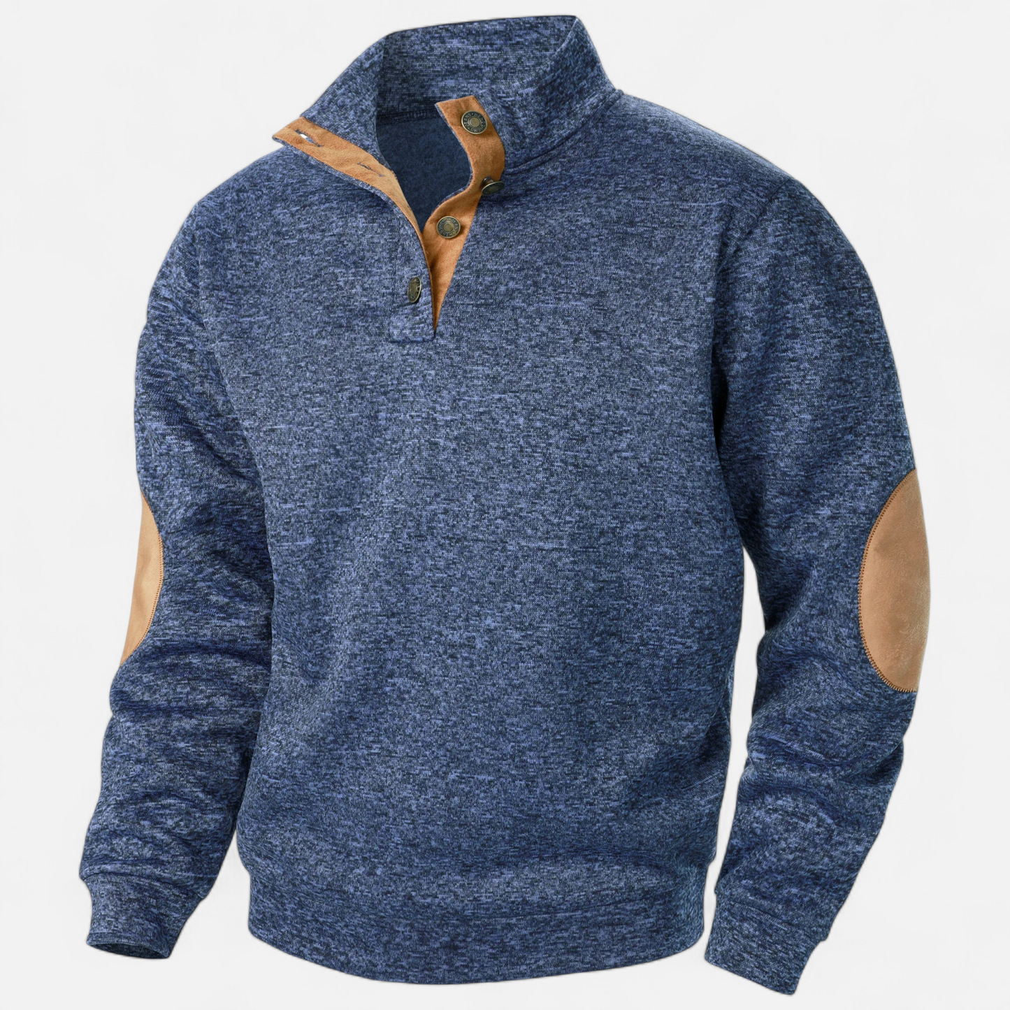 Men’s Knitted Sweater | Pull Homme à Col Montant | Élégance Héritage & Confort Moderne