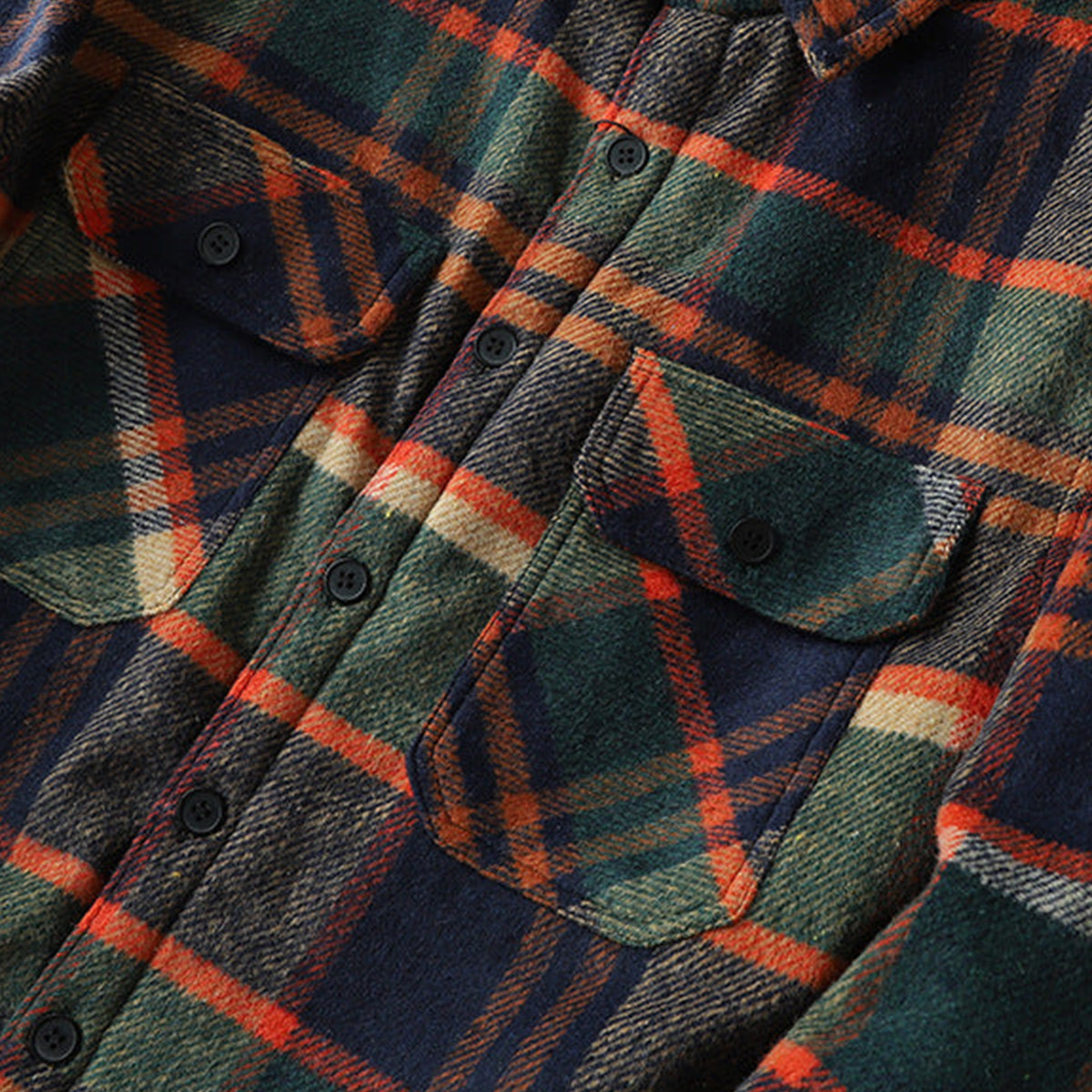 Surchemise Flannel Homme | Chemise à Carreaux Doublée Polaire Chaude