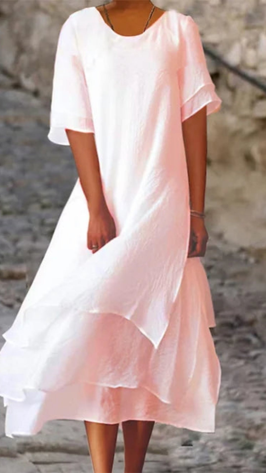 Robe de Soirée Midi pour Femme – Élégance Intemporelle à la Silhouette Fluide