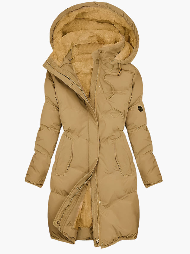 Manteau Doudoune Femme Long | Chaud, Élégant & Capuche Hiver