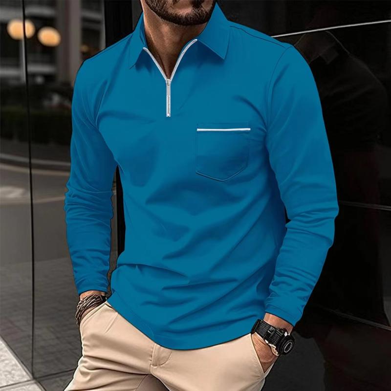 Polo Zip Homme | Élégance Sportive et Confort