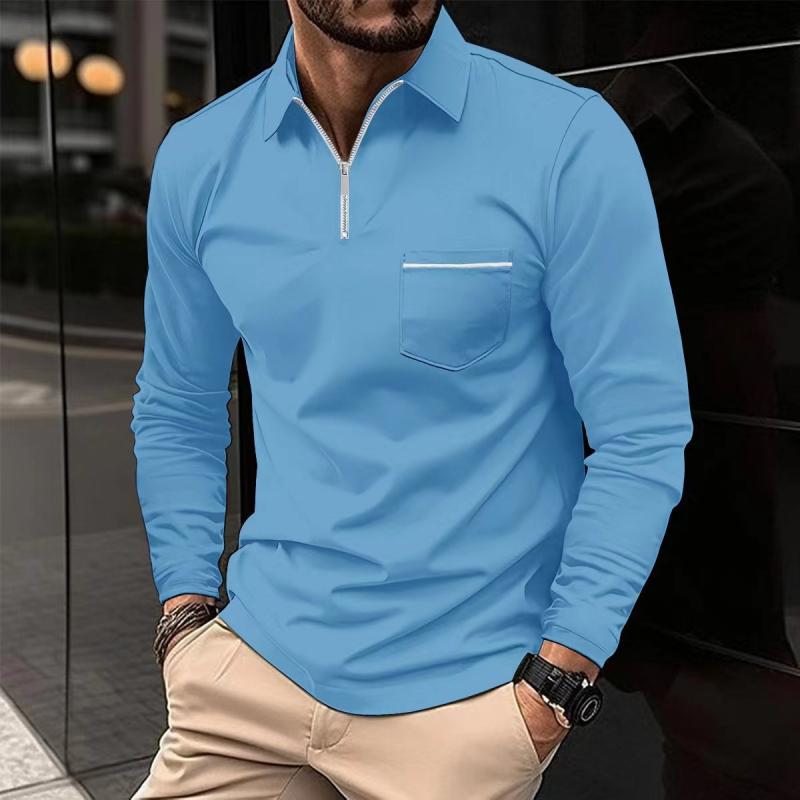 Polo Zip Homme | Élégance Sportive et Confort