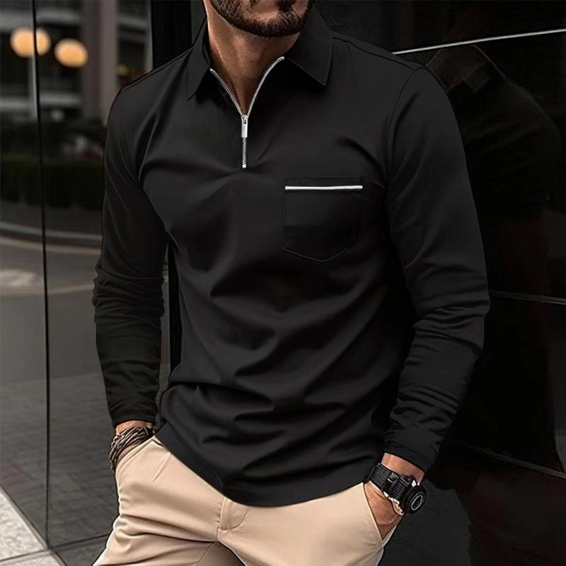 Polo Zip Homme | Élégance Sportive et Confort