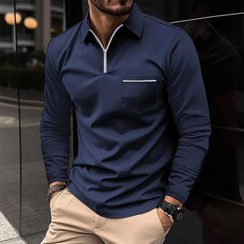 Polo Zip Homme | Élégance Sportive et Confort
