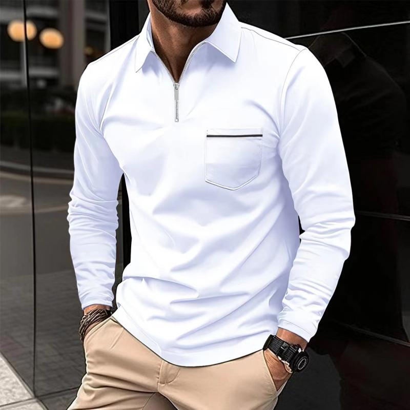 Polo Zip Homme | Élégance Sportive et Confort