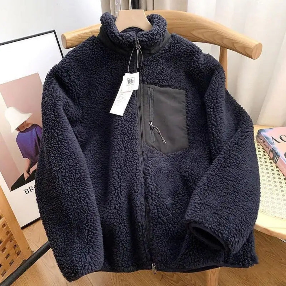 Veste Teddy Fleece pour Femme – Chaleur Confortable pour les Journées Fraîches