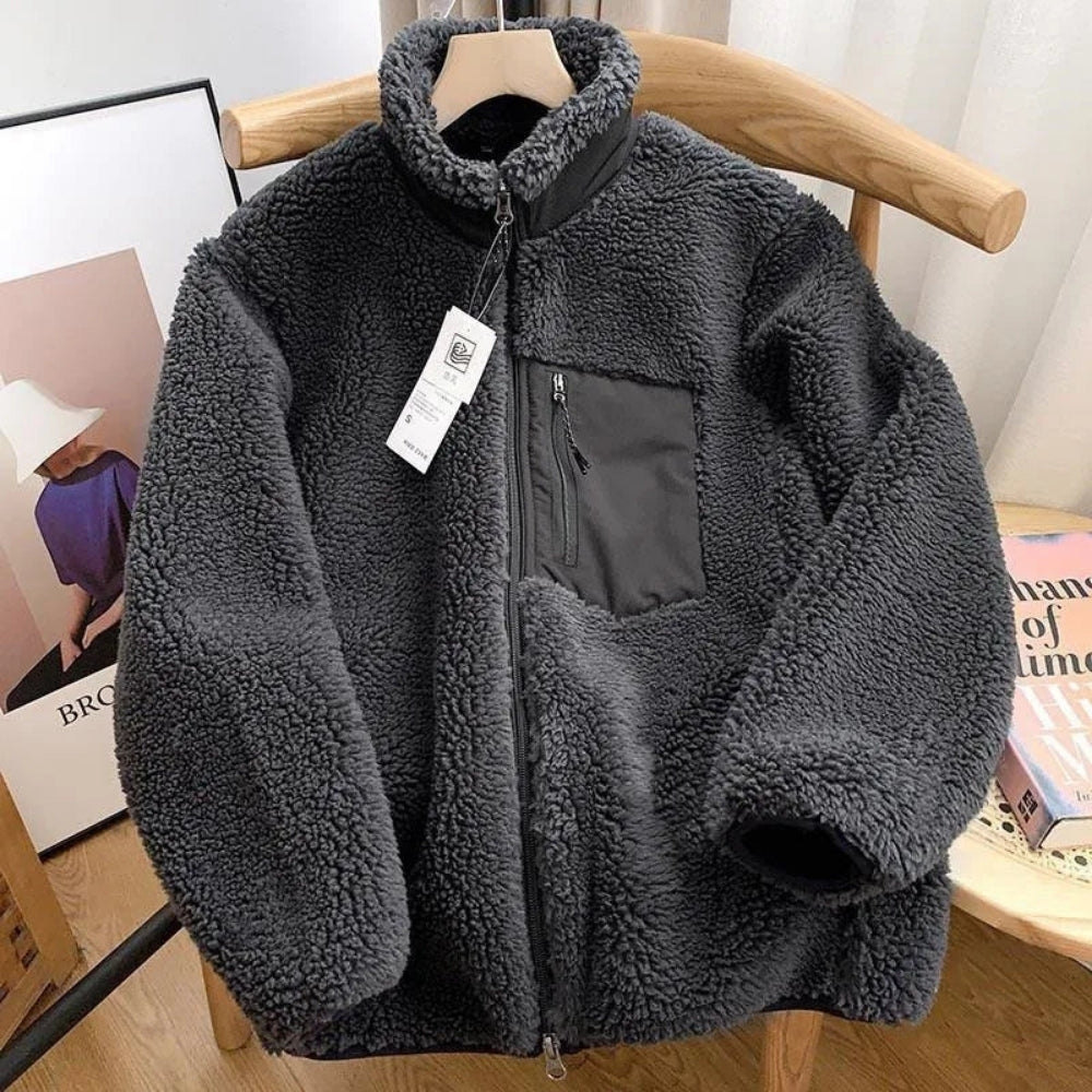 Veste Teddy Fleece pour Femme – Chaleur Confortable pour les Journées Fraîches