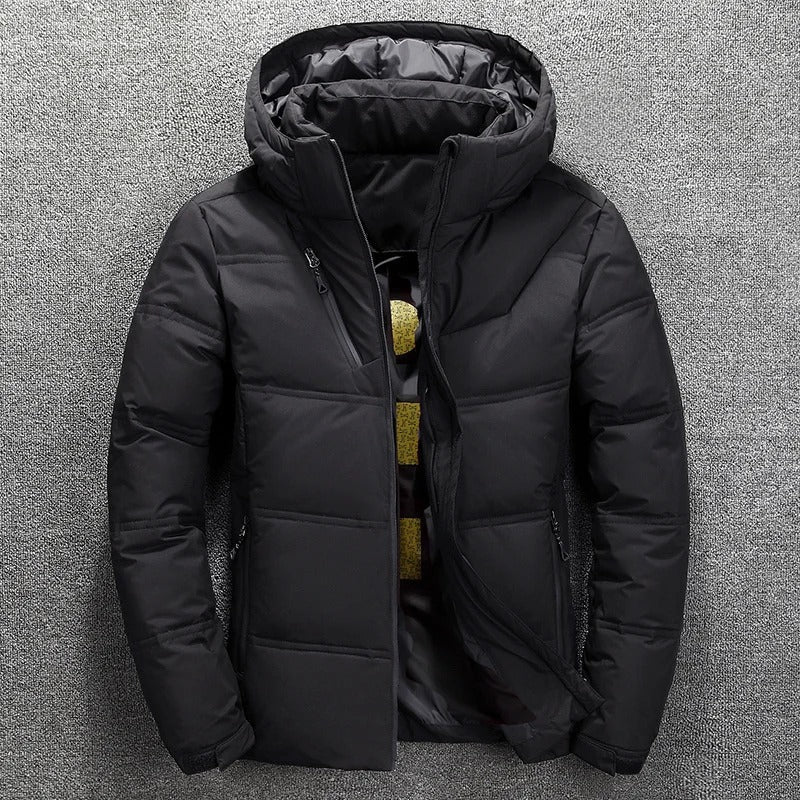 Brice | Veste Homme Hiver Matelassée Zippée à Col Montant Chaude et Confortable