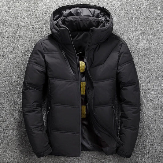 Brice | Veste Homme Hiver Matelassée Zippée à Col Montant Chaude et Confortable