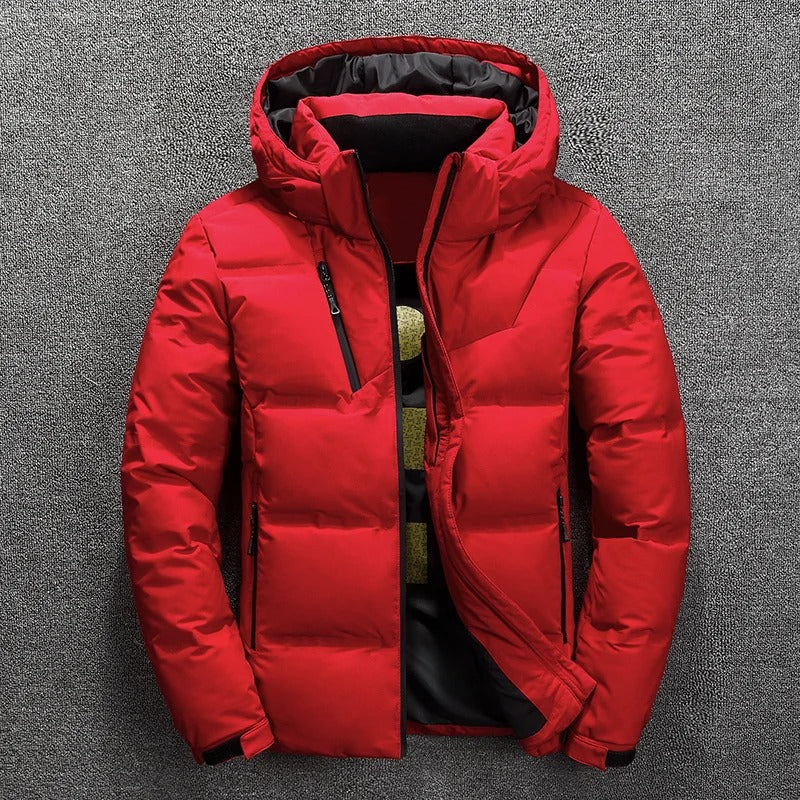 Brice | Veste Homme Hiver Matelassée Zippée à Col Montant Chaude et Confortable