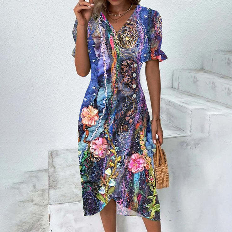Robe d’Été Élégante pour Femme – Fraîcheur & Style Ensoleillé